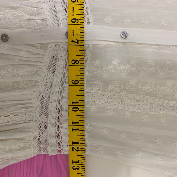 Urban Outfitters Victoria Midi Dress Ivory Size Small - Picture 13 of 13